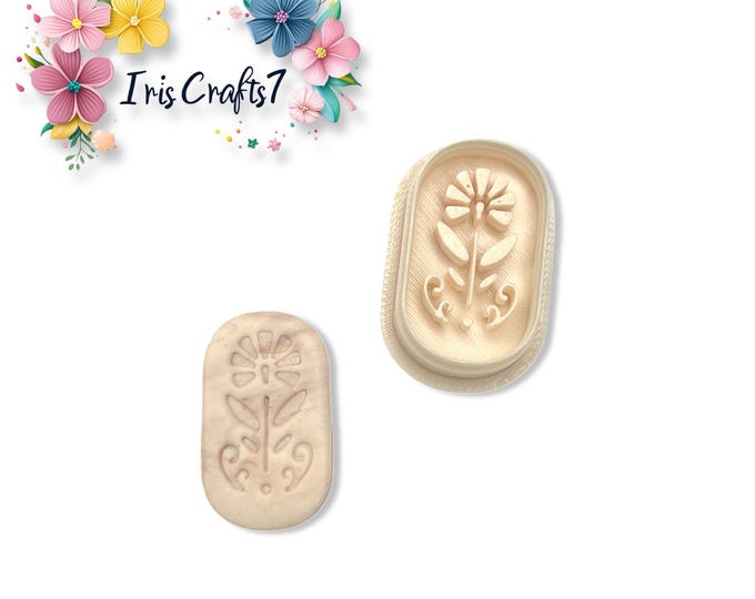 Floral Oval Polymer Clay Cutter – Earring Making Tool – Flower Shape Clay Cutter for DIY Jewellery & Crafts