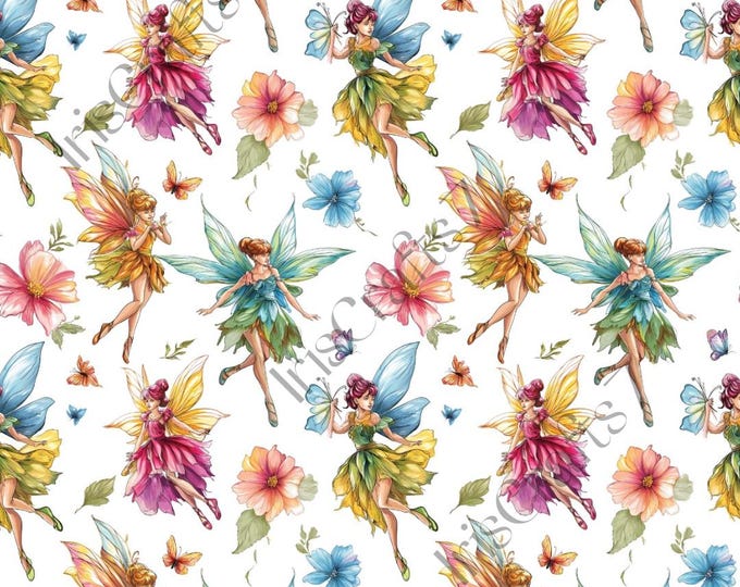 Fairies image transfer paper_ Clay tools_ Earring making_ Magic transfer paper_ Water soluble paper