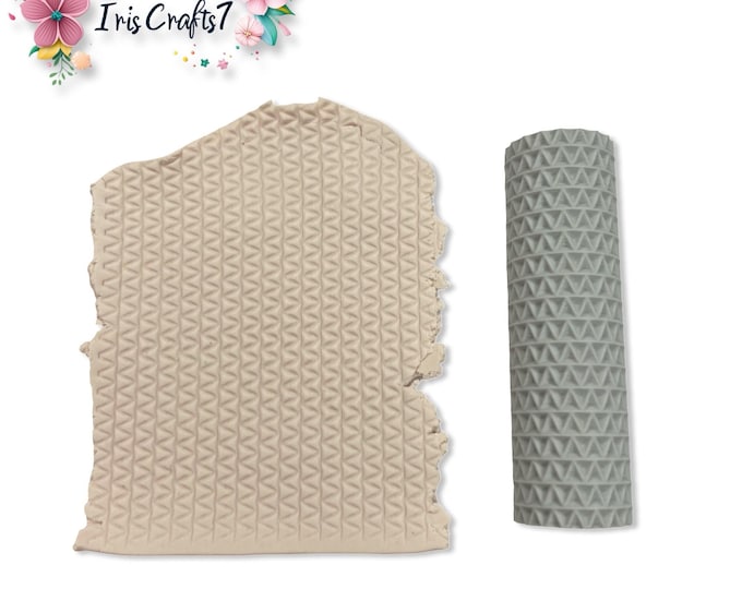 Knurling Pattern Texture Roller Polymer Clay Earrings Tool