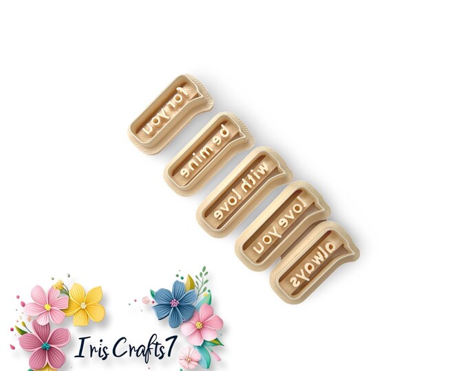Love Messages Polymer Clay Cutters