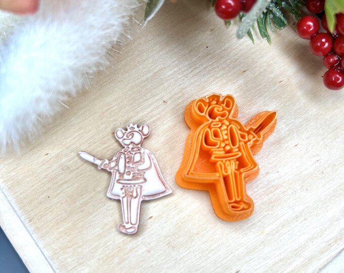 Mouse King Polymer Clay Cutters - Handmade Earrings - Cookie Cutters - Ceramic Tools