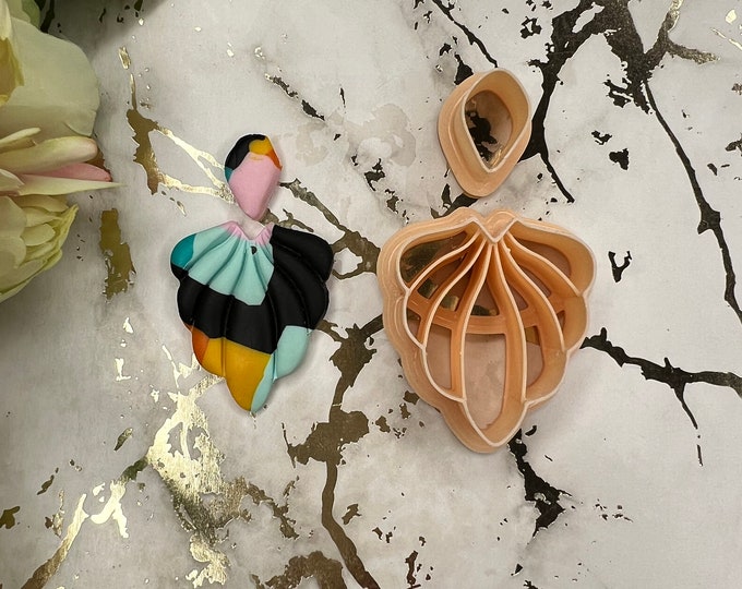 Clay cutters Scalloped Flower 1| Polymer clay cutters| Clay tools| Earrings cutters| Jewellery tools| Ceramic cutters