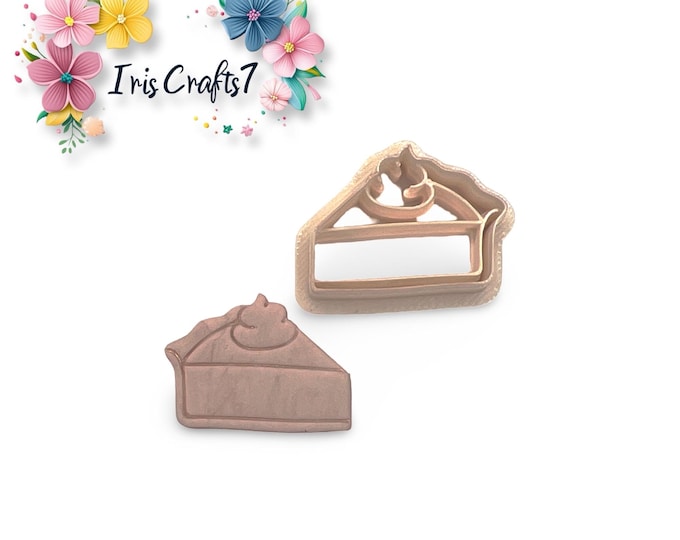 Pie Slice Polymer Clay Cutters – Mini Dessert Earring Making Tools – Cute Pastry Slice Clay Cutter for Handmade Jewelry, Baking Theme Gift