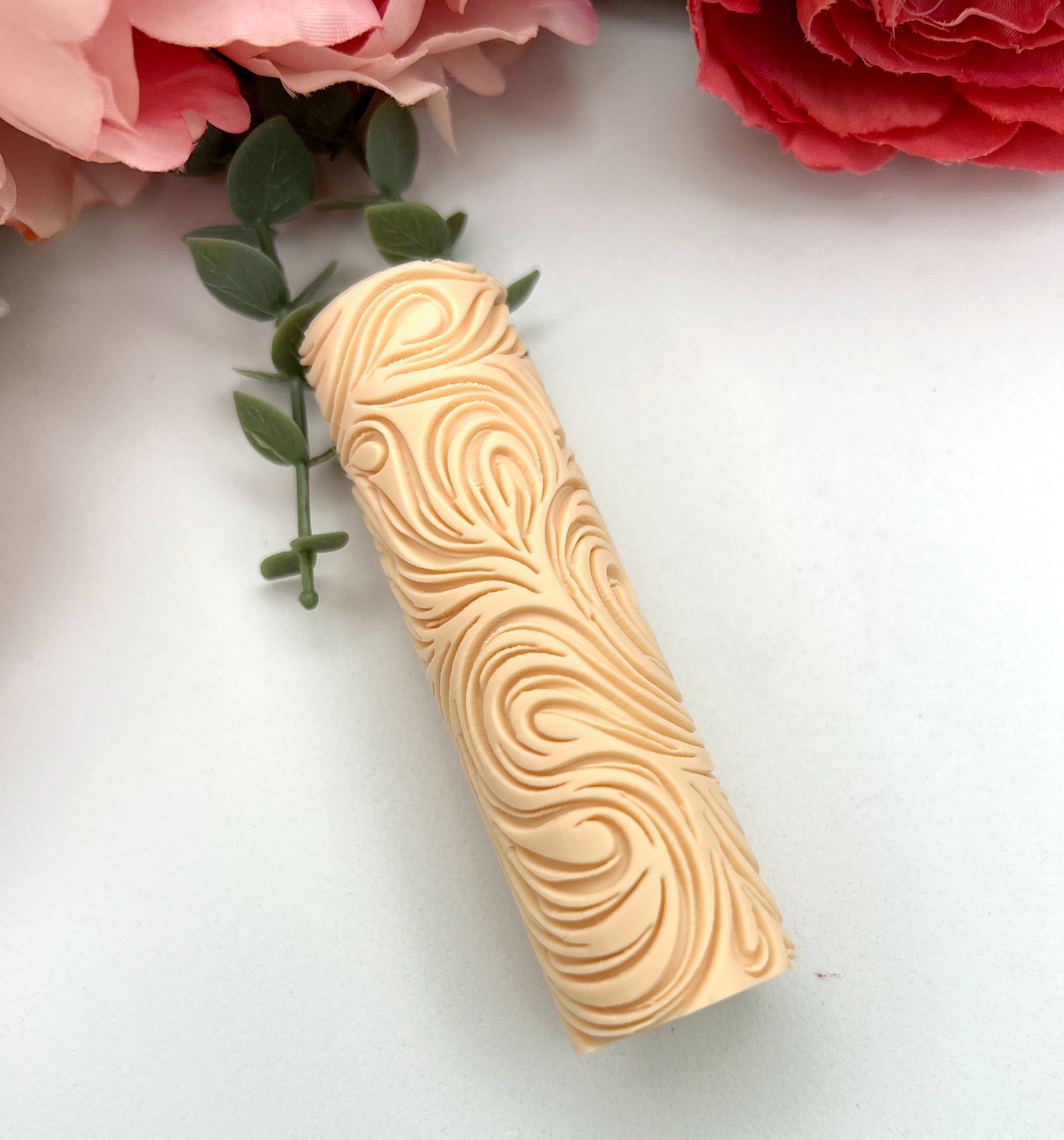 Polymer clay texture Roller 48, Hand roller, Clay tools