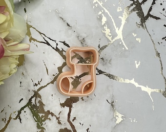 Christmas Sock no.2 Polymer Clay Cutters, Earring DIY, Jewellery and Craft Supplies