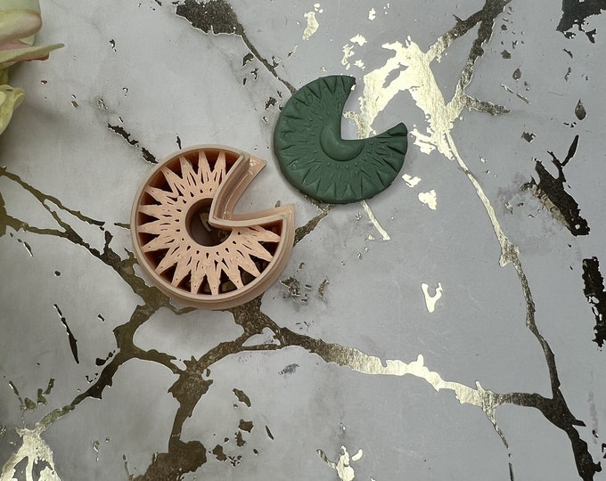 Clay cutters Circle organic lines| Polymer clay cutters| Ceramic cutters| Polymer clay tools| Jewellery tools| Earring making| Clay tools