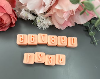 Number Stamps 1_ Polymer Clay Cutters_ Earring Making_ Clay Tools