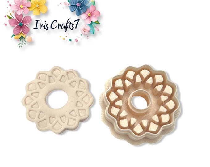 Flower No. 53 Polymer Clay Cutter | Floral Cutting Tool for DIY Jewelry and Crafts