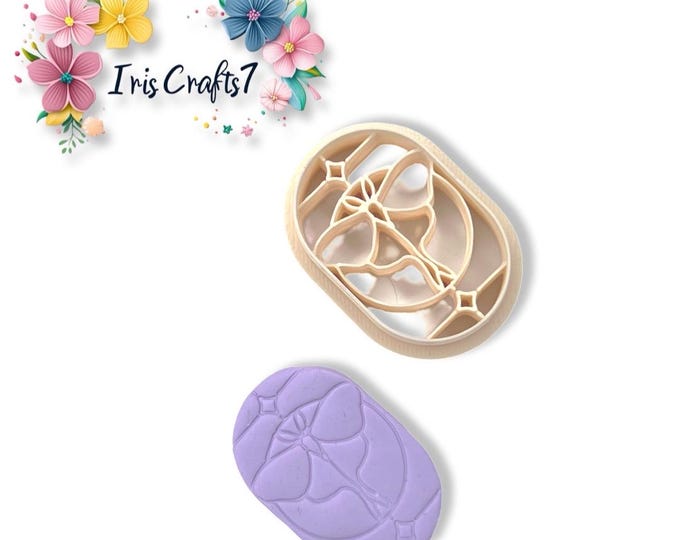 Boho Moth Polymer Clay Cutter for Earring Making