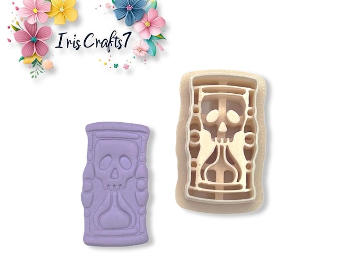Hourglass Polymer Clay Cutter - Halloween Earrings