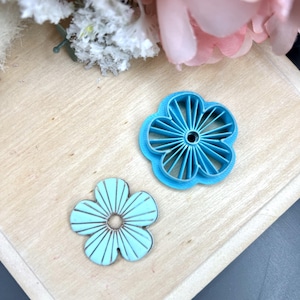 Blumen no.33 Ausstechform aus Polymer Clay für Ohrring Herstellung, Keramik Werkzeug