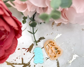 Christmas Gnome no. 5 Polymer Clay Cutters for Handmade Earring Making, Craft & Ceramic Tool