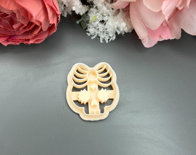 Skull Bow Clay Cutter_ Earring Making_ Polymer clay cutters_ Ceramic Tools_ Handmade Jewellery
