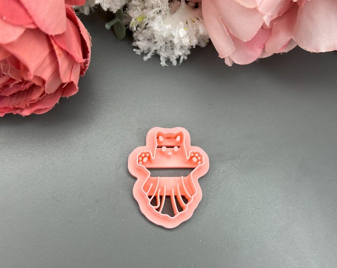 Ghost Cat 2 Polymer Clay Cutters_ Halloween Jewellery_ Ceramic Tools_ Handmade Earrings