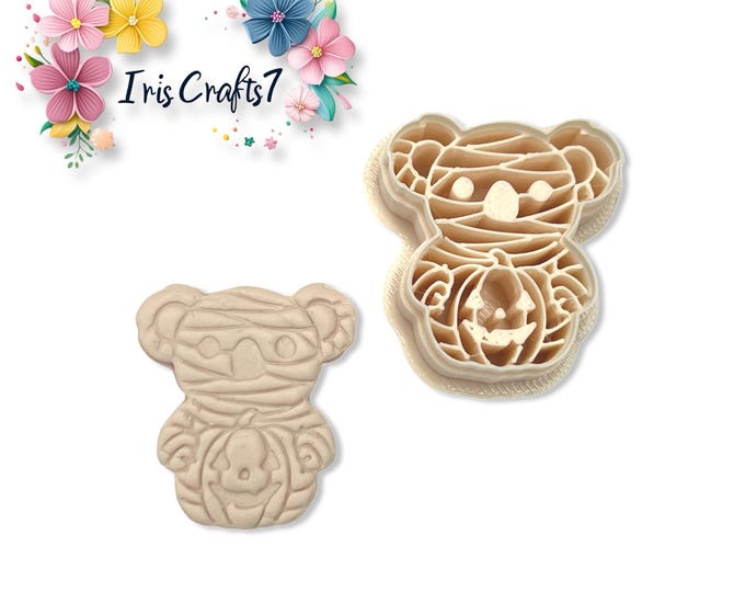 Mummy Koala Clay Cutters: Halloween Earring Jewelry DIY Tool