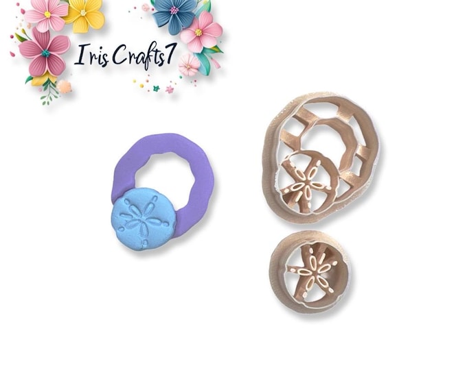 Coral Combo 5 Polymer Clay Cutters - Creative Tools for Crafting Design