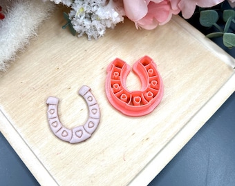 Polymer Clay Cutters Horseshoe Love Shape for Valentine's Earrings - Handmade Jewellery Craft Tools Gift