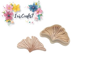 Polymer Clay Cutter Ginkgo Leaf 2 Shape for Earrings Making & Ceramic Tools Craft Supplies