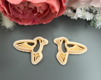 Bird Shape 3 Polymer Clay Cutter – Jewelry and Craft Tool
