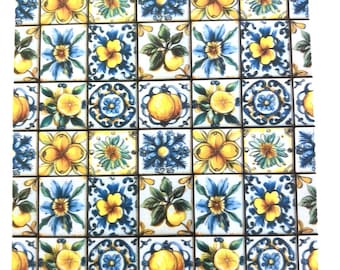Mediterranean Tiles 1 image transfer paper_ Clay tools_ Earring making_ Magic transfer paper_ Water soluble paper