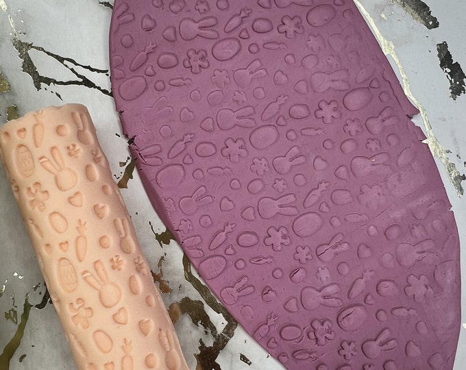 Easter 1 polymer clay texture roller