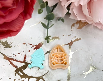 Christmas Gnome No.7 Polymer Clay Cutters Earrings Jewelry Tool