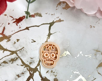 Clay cutters Sugar Skull 1| Polymer clay cutters| Halloween cutters| Clay tools| Ceramic tools