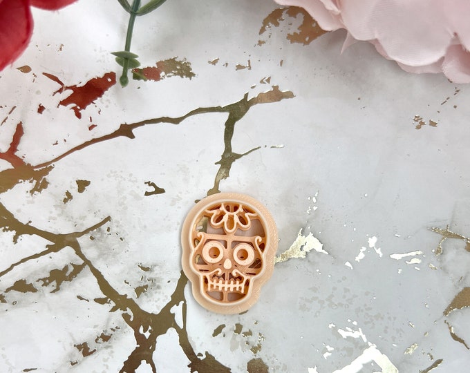 Clay cutters Sugar Skull 1| Polymer clay cutters| Halloween cutters| Clay tools| Ceramic tools