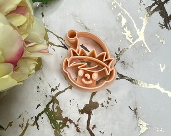 Elf Boy Polymer Clay Cutter: Christmas Cookie Cutter