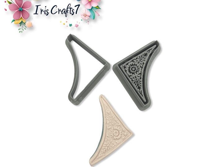 Ornamental Bookmark No 6 Polymer Clay Cutter Tool