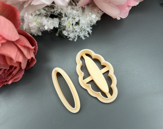 Earring 8 Clay Cutter Set with Precious Stone Design_ Handmade Jewellery_ Ceramic tools