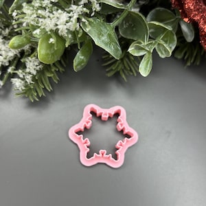 Schneeflocke Polymer Clay Cutter: Weihnachtsschmuck & Ornament Handwerk Werkzeug