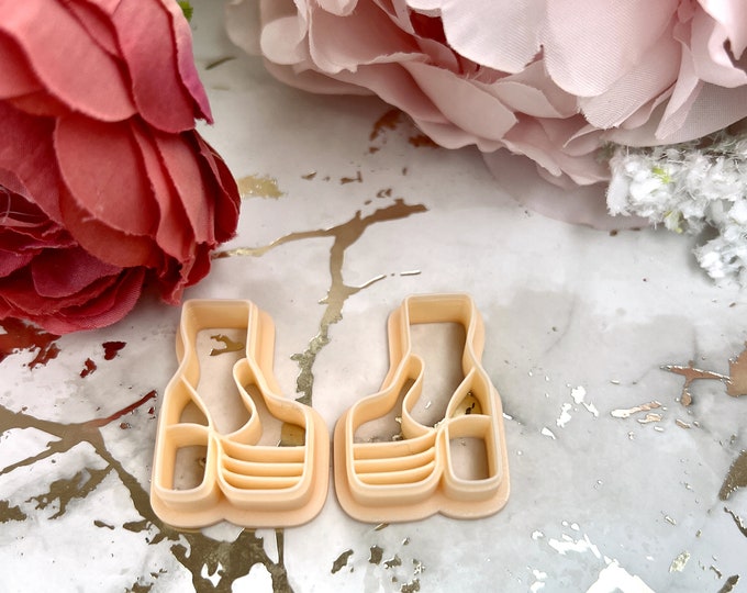 Clay cutters Shoes Set| Ceramic tools| Silver clay| Clay tools| Polymer clay cutters