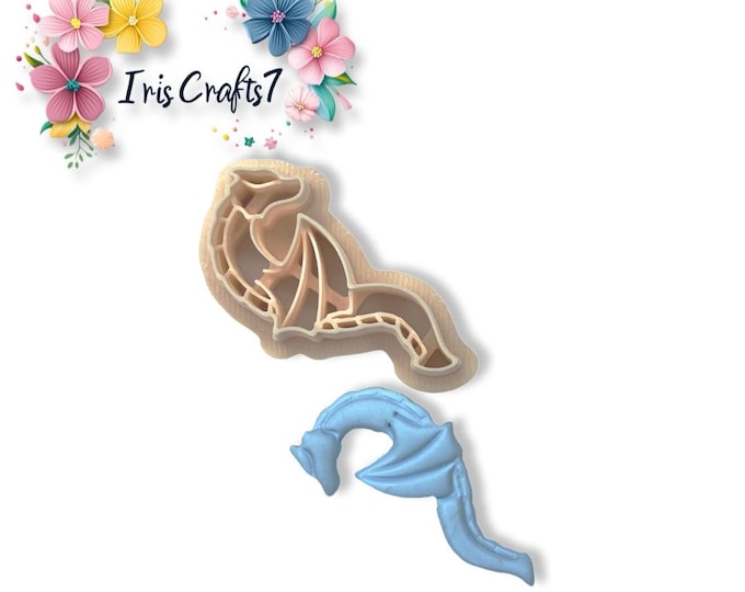 Dragon 6 Polymer Clay Cutter for Unique Earring Designs