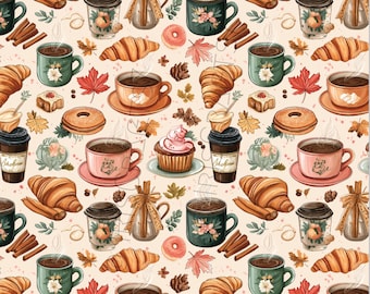 Autumn Image Transfer Paper for Polymer Clay Earrings | Fall Leaf Art & Craft Supplies