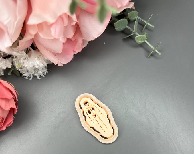 Clay cutters Skeleton 3_ Polymer clay cutters_ Halloween Earrings_ Handmade Jewellery