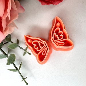 Clay cutters half butterfly 1| Polymer clay cutters| Clay tools| Ceramic cutters| Jewellery tools