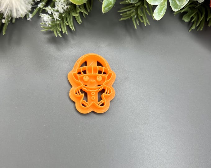 Elf 1 Polymer Clay Cutter - Christmas Jewellery - Ceramic tools - Handmade Earrings