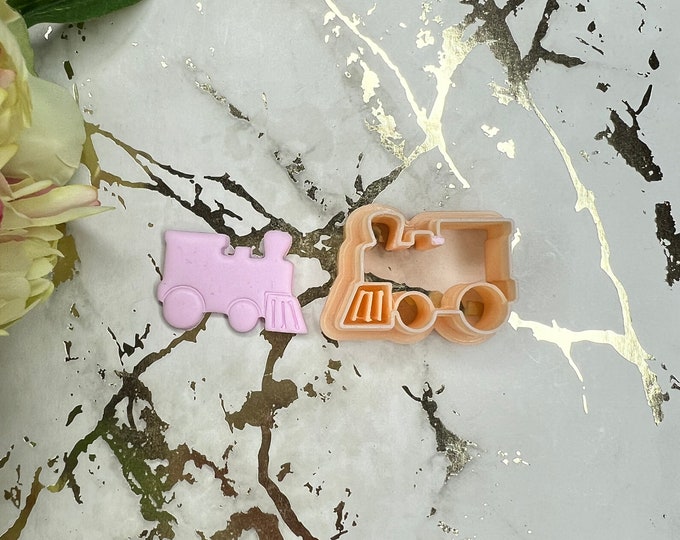 Train polymer clay cutters / earrings cutters
