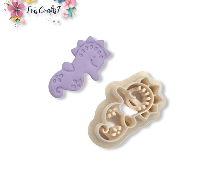 Seahorse 4 Polymer Clay Cutter - Ceramic Tools - Earring Making