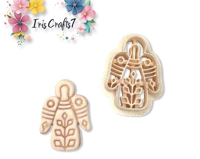 Decorative Angel Polymer Clay Cutter for Christmas Earring Making, Craft Tools