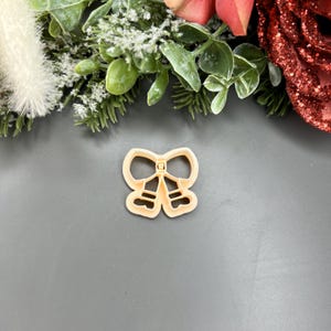 Santa Ribbon Polymer Clay Cutter - Christmas Earrings - Ceramic Tools