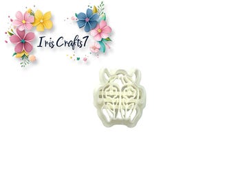 Flower Beetle Polymer Clay Cutter: Handmade Ceramic Tool