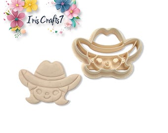 Cowgirl Polymer Clay Cutter: Western Earring Jewelry Tool