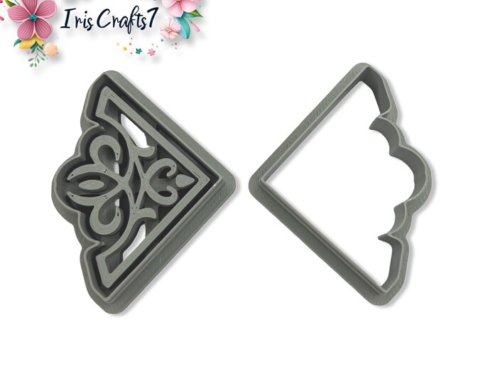 Ornamental Corner Bookmarks 1 Polymer Clay Cutter Jewelry Tool