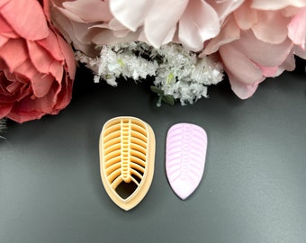 Macrame Feather Polymer Clay Cutter | Boho Earring Shape Tool
