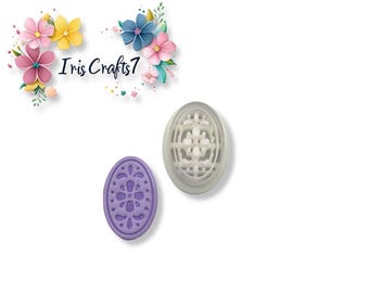 Flower Earring 1 Polymer Clay Cutters for Earrings Making - Ceramic Tools