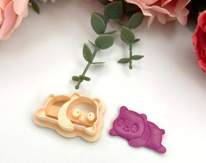 Clay cutters Cute Panda| Polymer clay cutters| Jewellery tools| Earring making| Clay tools| Ceramic cutters