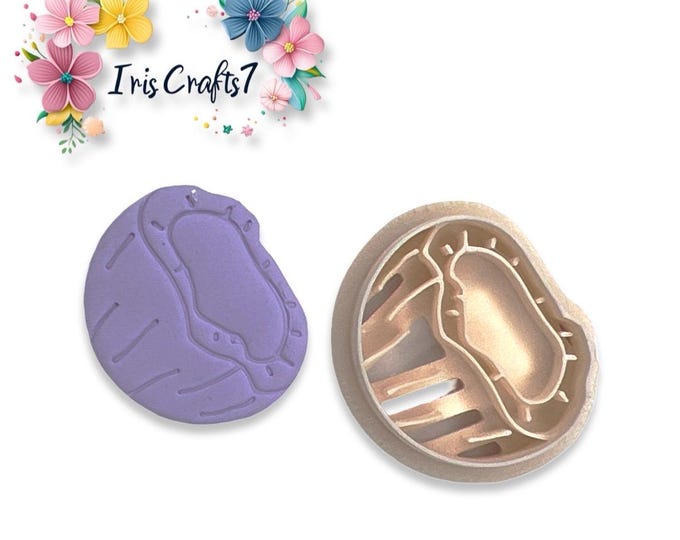 Coconut Polymer Clay Cutter for Earring Making