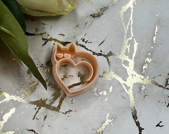Clay cutters Kitty valentine| Polymer clay cutters| Jewellery tools| Ceramic cutters| Earrings cutters| Clay tools